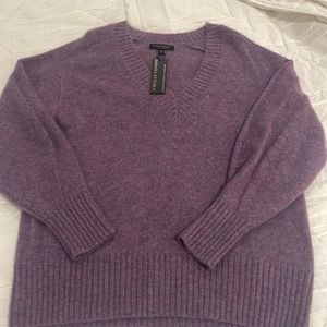 purple banana republic 100% Cashmere sweater, never worn